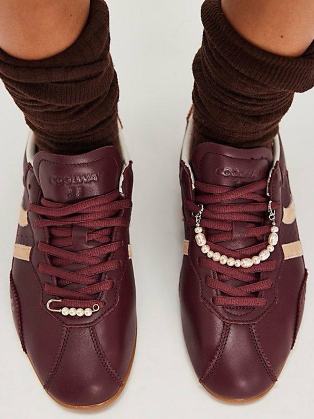 Coolway Step Berry Sneakers EU 38 US 7 NWT No Box Leather Retro Gum Sole